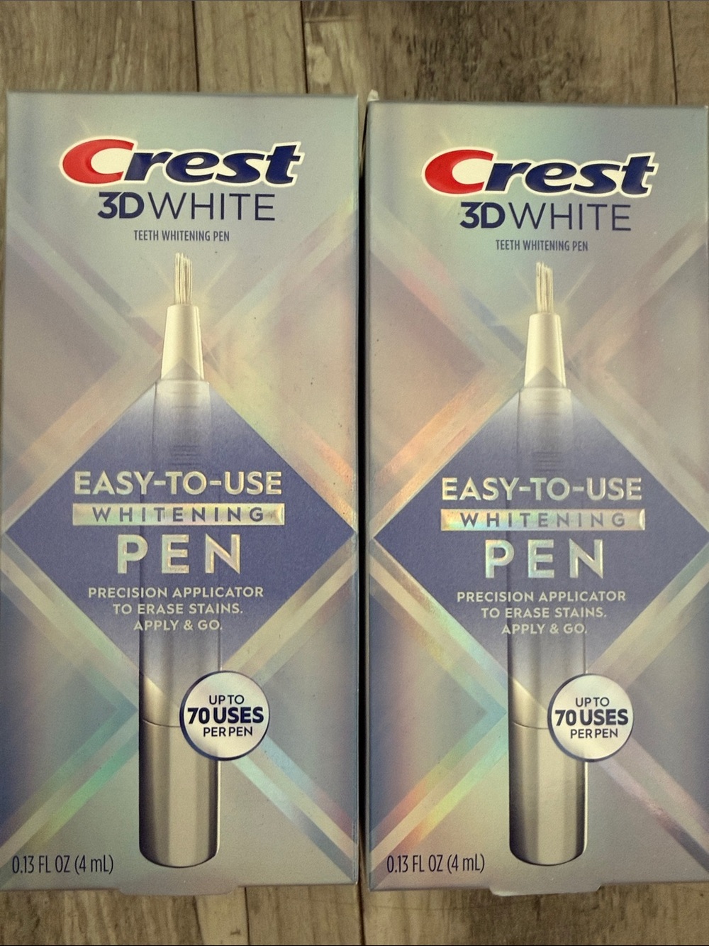 Crest 3D White Teeth Whitening Pen set lot of 2